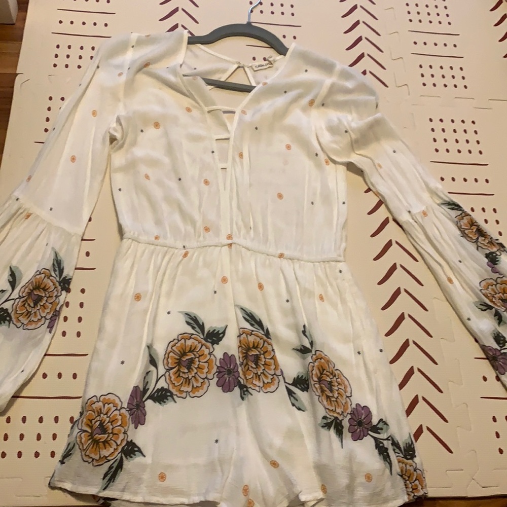 BOHO FLORAL ROMPER